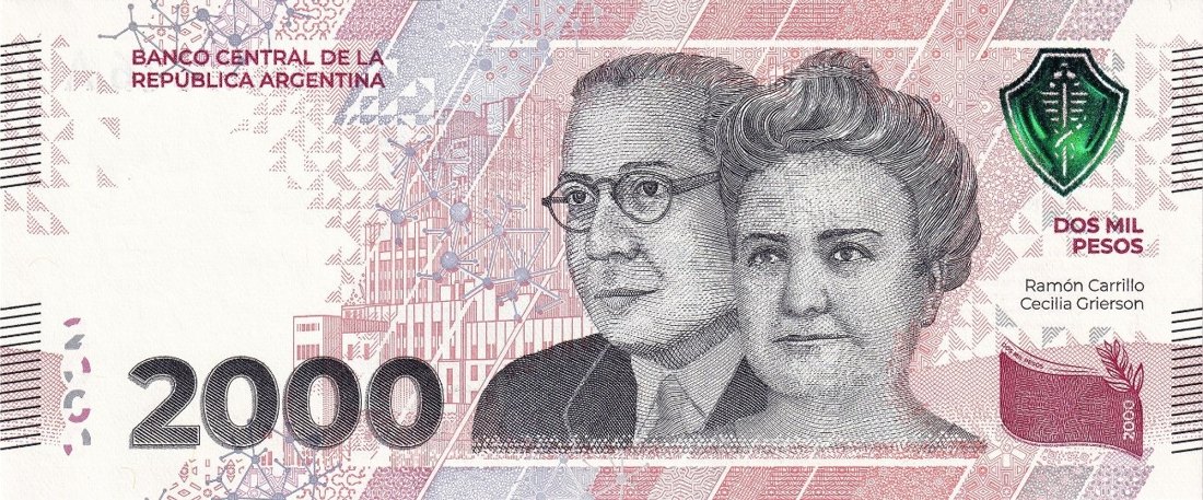 2 ARS banknote