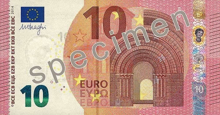 10 EUR banknote