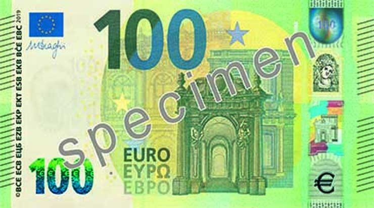 100 EUR banknote