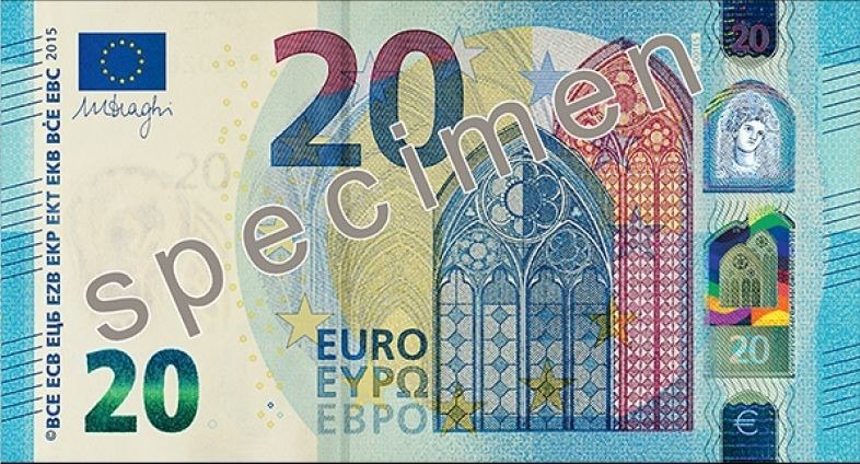 20 EUR banknote