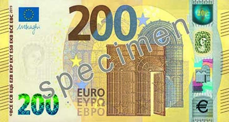200 EUR banknote