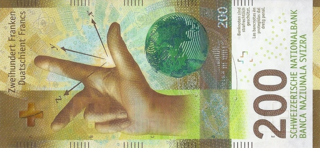 200 CHF banknote